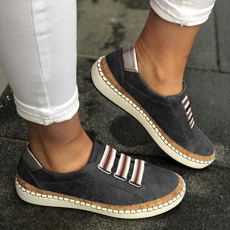 Women Athletic Slip On Sneakers Casual Outdoor Shoes